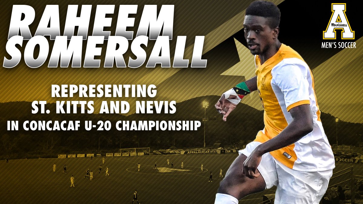 AppStateMSoccer's tweet photo. Raheem Somersall and one of our 2017 newcomers are representing their countries in the CONCACAF U20 Championship

➡️ https://t.co/q7qRUNm1v4 https://t.co/TdePJBkPpc