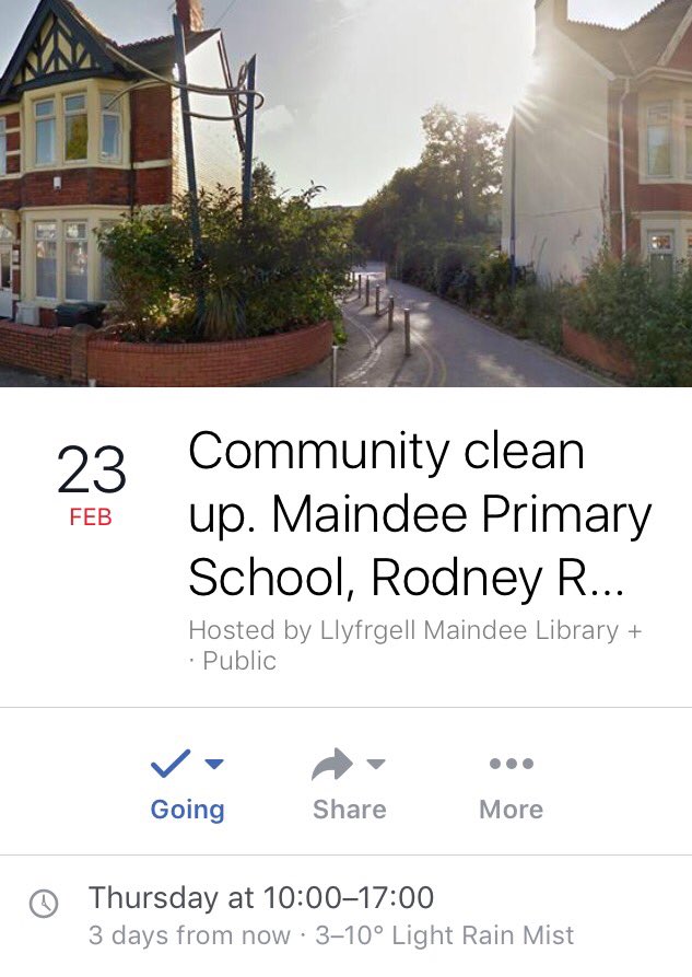 Heard about the big clean up in #Maindee? Come join us on Thursday ! <a href="/maindeeprimary/">Maindee Primary</a> <a href="/NewportGwentDr1/">NewportGwentDragonsF</a> <a href="/MaindeeLibrary/">Maindee Library</a> <a href="/bmesportnewport/">BME Sport Newport</a>