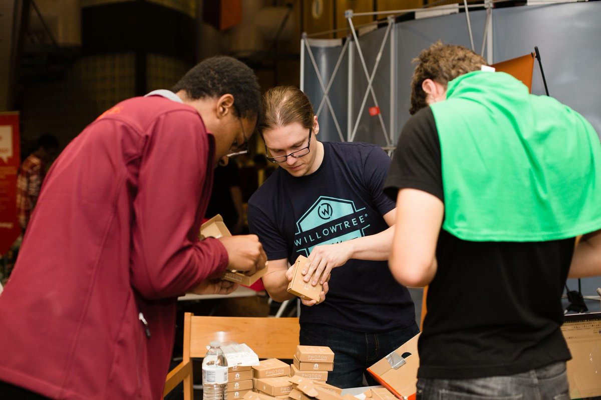 Hack_Ware's tweet photo. Fun time givin out hardware &amp; icecream, but also empowered hackers by presentin an arduino workshop &amp; mentorship on webdev @VT_Hacks 1/2 https://t.co/BHthFv4SWO