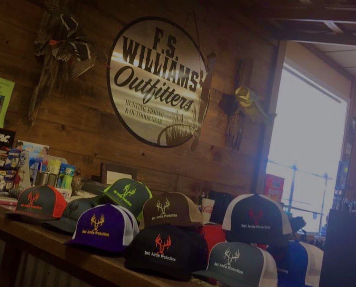 BentArrowPro's tweet photo. Y'all don't forget to come by FS Williams Outfitters if you're hunting for new #BentArrowProductions #snapbacks https://t.co/RW6QQKSLOv