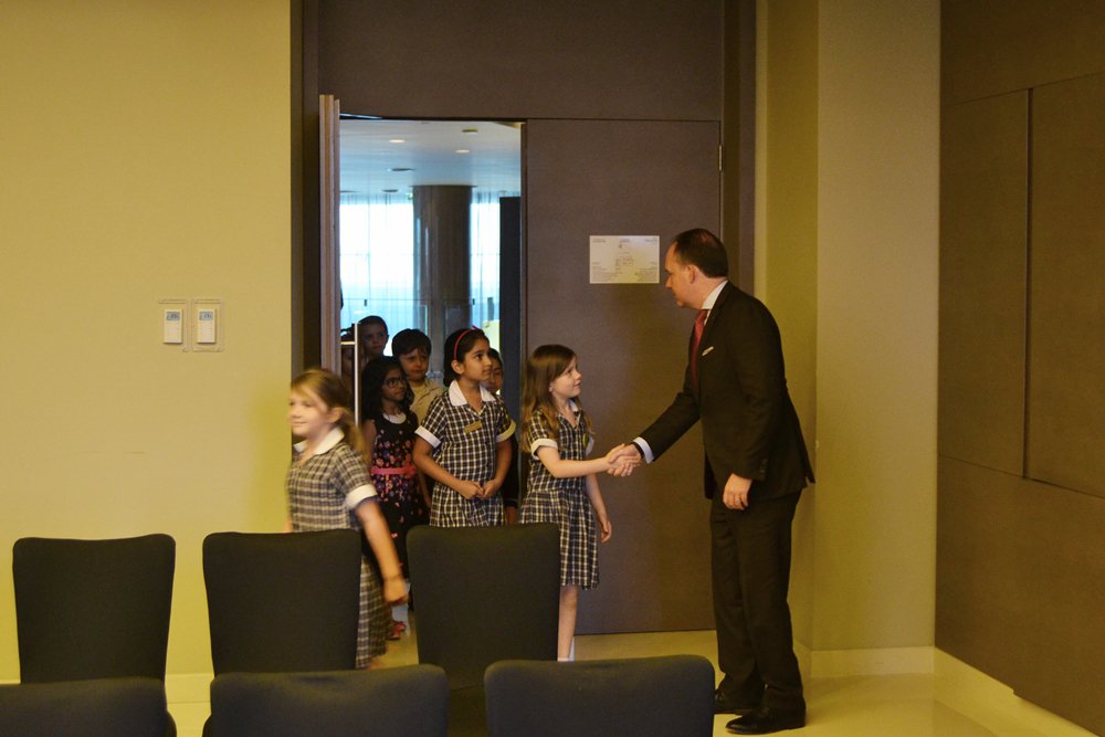 parkrotana's tweet photo. At this time yesterday, General Manager Marc de Beer met with a cool bunch of delegates from @BCAbuDhabi! Here are a few pictures: https://t.co/OSAQFwJOMg