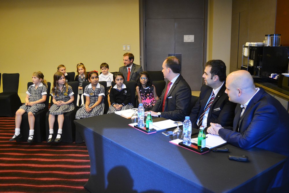 parkrotana's tweet photo. At this time yesterday, General Manager Marc de Beer met with a cool bunch of delegates from @BCAbuDhabi! Here are a few pictures: https://t.co/OSAQFwJOMg