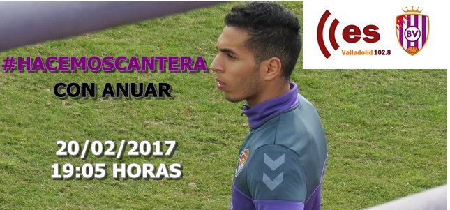 Hacemos_Cantera's tweet photo. 🗣¡ATENCIÓN! El primer plato del menú de esta tarde en #HacemosCantera es @Anuar_6, del @PromesasBV.

📻102.8 FM
💻https://t.co/pow7A5OOrp https://t.co/plKEuyJGe1
