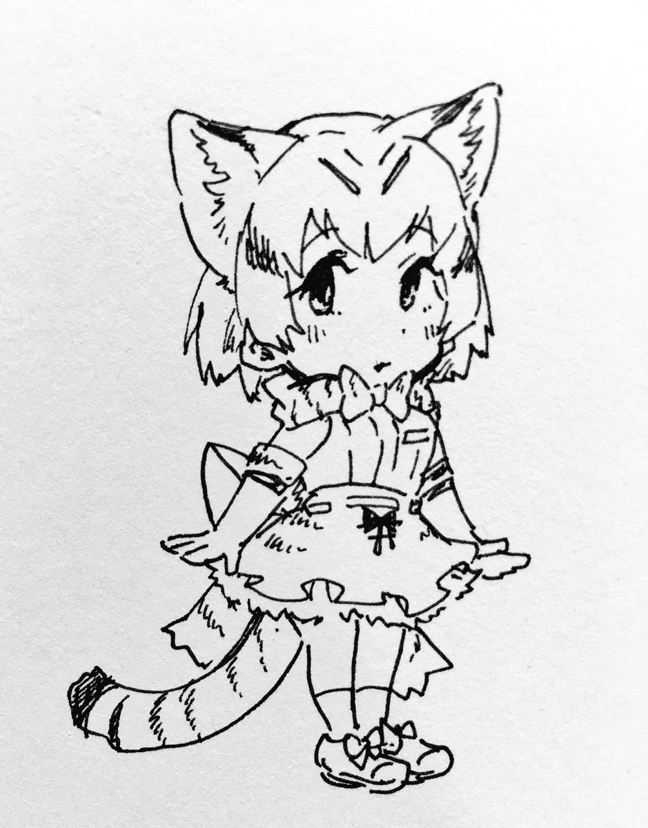 ケモフレ描くの楽しい。。。 