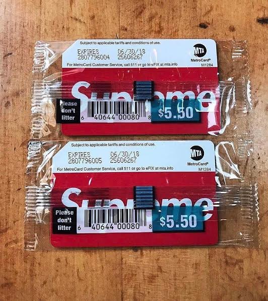supreme metrocard