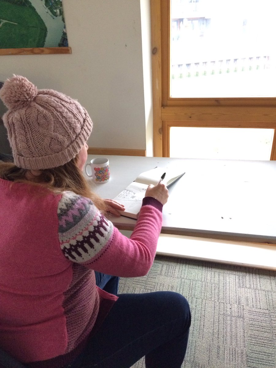 ArtspaceBtn's tweet photo. Another great Walk and Draw outing. We warmed up in the Linklater Pavilion; sketching the views from the windows and sculpting with bamboo. https://t.co/6qBm0Orexb
