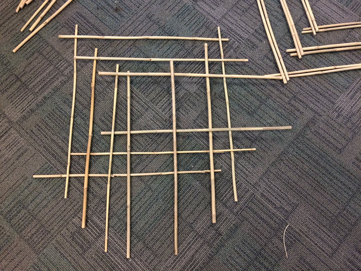 ArtspaceBtn's tweet photo. Another great Walk and Draw outing. We warmed up in the Linklater Pavilion; sketching the views from the windows and sculpting with bamboo. https://t.co/6qBm0Orexb