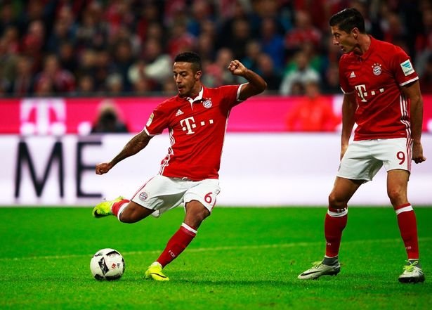 ArenaBayern's tweet photo. Thiago Alcantara in Bundesliga this season :
17 games
1,413 passes completed
72 interceptions
33 take-ons
3 goals
3 assists https://t.co/igFINNVKXg