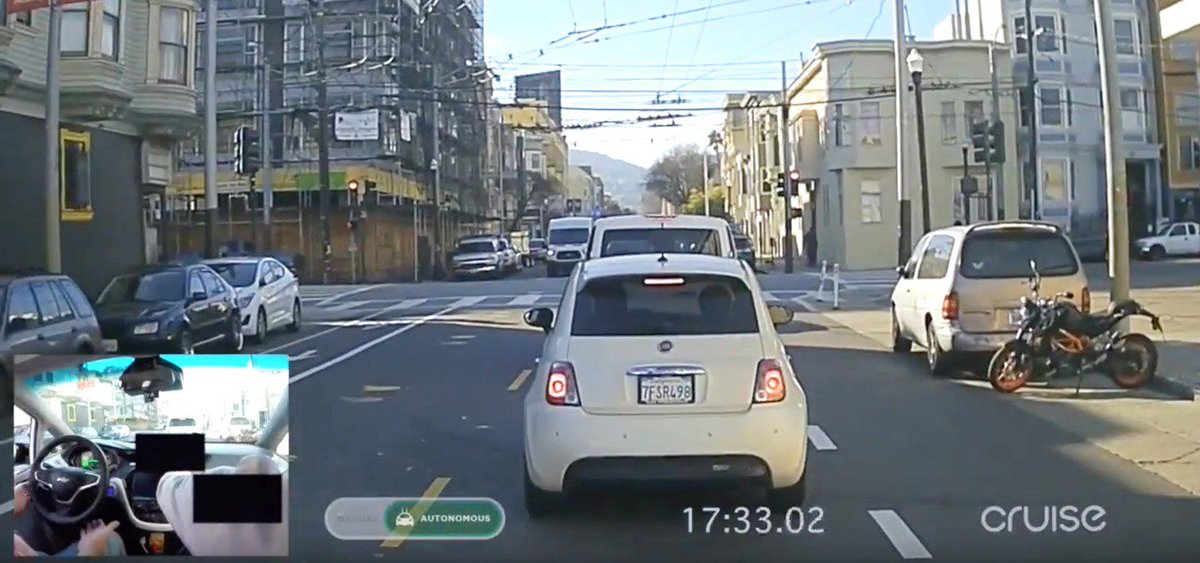 Gummybearfam's tweet photo. Video Analysis: New GM Cruise Self-Driving Video Shows More Mastery of SF Roads... This Time with PiP Proof https://t.co/V1fERihpL6 https://t.co/oNPhDosHE3