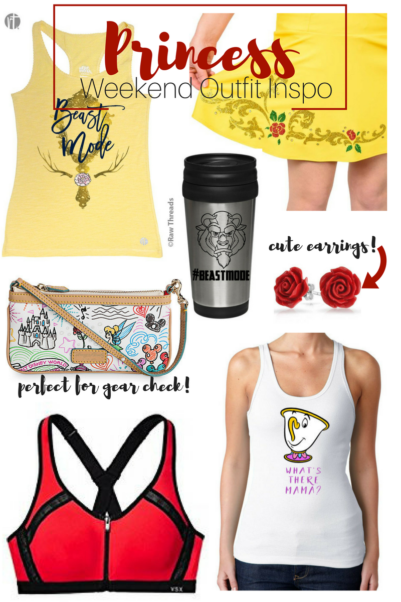 hassett90's tweet photo. Super cute workout gear inspired by #BeautyandtheBeast for #princessraceweekend! 🌹 https://t.co/YianVImOVy https://t.co/5CTWeG5IqL