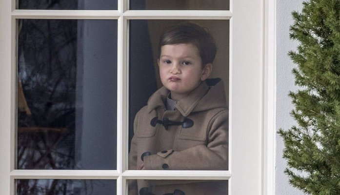 MediaJuggernaut's tweet photo. Ha, President Trump's Grandson Joseph Kushner Doing His Best Joe Biden Imitation...
Happy #PresidentsDay Friends...
Joseph Kushner 2036🤔 https://t.co/3Q0CGYF7Zu