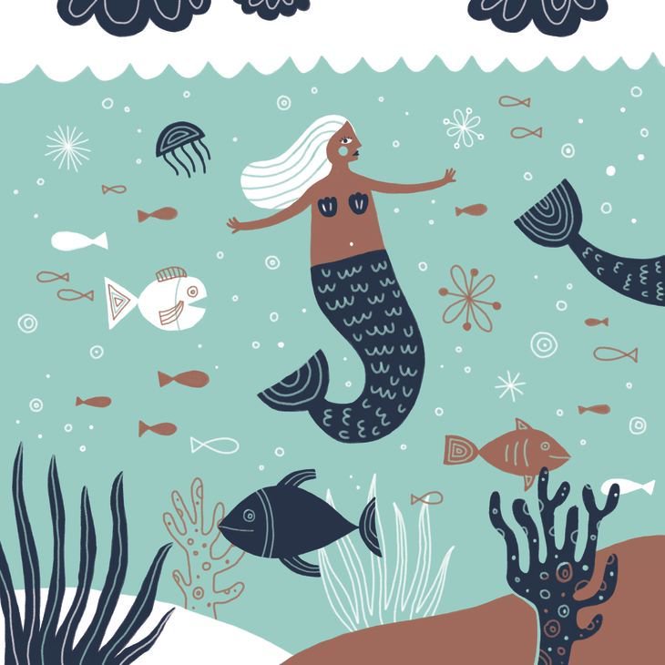 HITRECORD's tweet image. Can&apos;t we all just live the life of a mermaid? bit.ly/2kHTvA8
