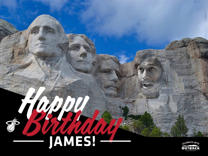  \" Happy birthday, James Johnson!  \" 