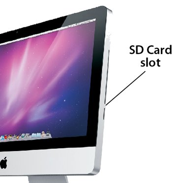 Sd card shop imac