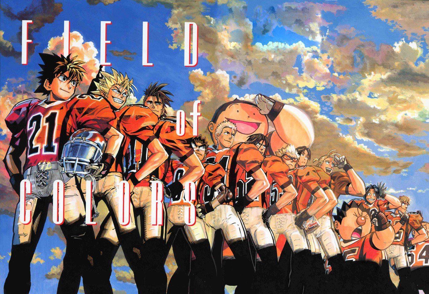 Amazon.co.jp: Field of colors : アイシールド21イラスト集