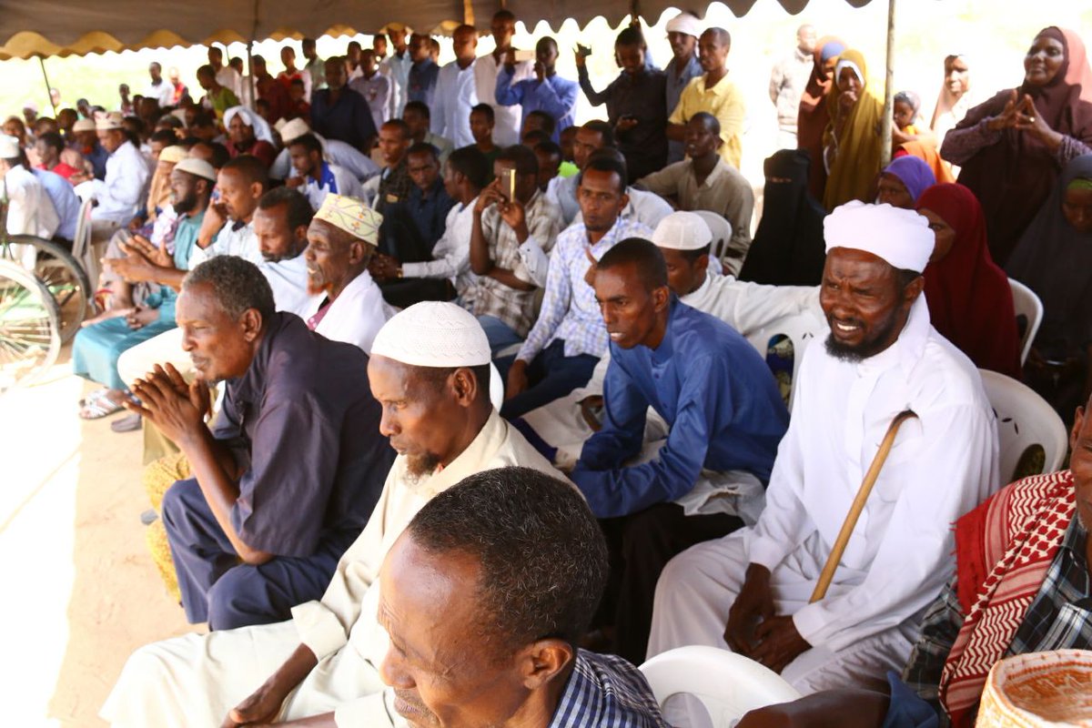 HonAdenDuale's tweet photo. I offiacially opened Tumaini Boys Secondary. It is fully funded by Garissa Township CDF with it's first batch of 105 form one students. https://t.co/14anOtbc5U