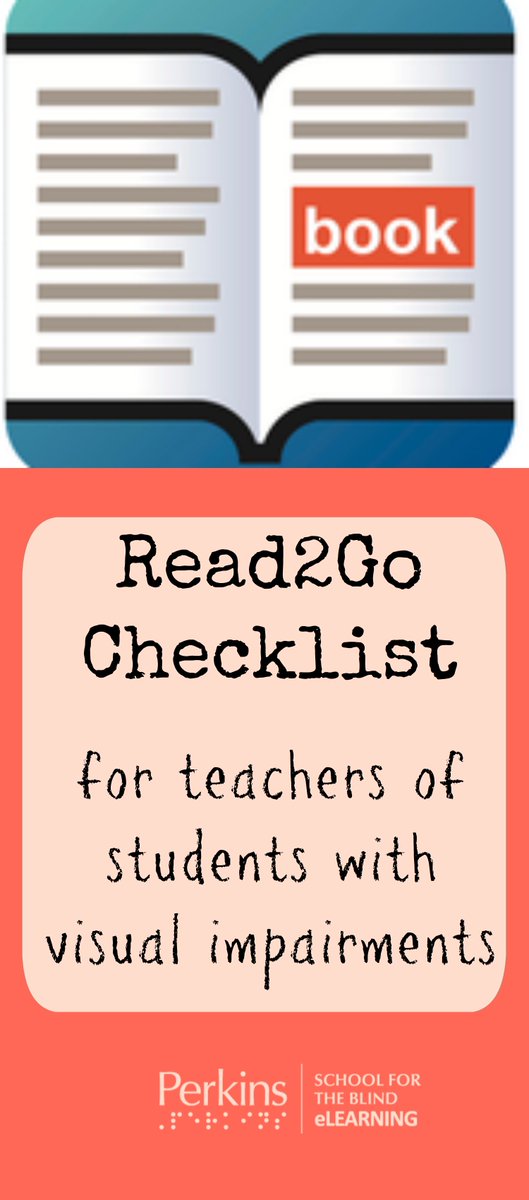 PathstoLiteracy's tweet photo. Do your students use the #Read2Go app for @Bookshare? If so this skills checklist can help! https://t.co/In66HjIgTZ #blind #VisuallyImpaired https://t.co/5QPKO9zcPe