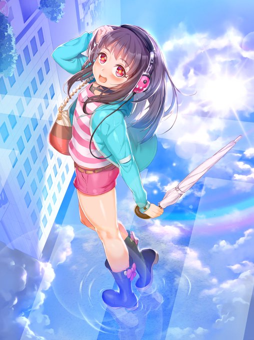 [画像の復元」昨年描いたギャングロードジョーかーのカードイラストです。シュップルというアイドルぐるっぷのリーダーである羽藤リリさんの日常。進化版 