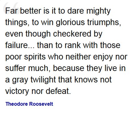 #TeddyRoosevelt #failure #AgileAppstate