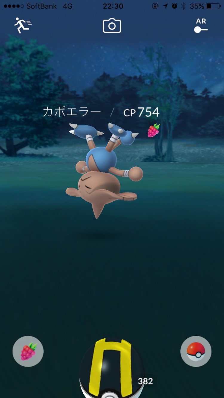 しぶ ポケモンgo 家の近くでカポエラーをゲット٩ ˊᗜˋ و クルクルしてて可愛いです ポケモンgo T Co Stvszgjgks Twitter