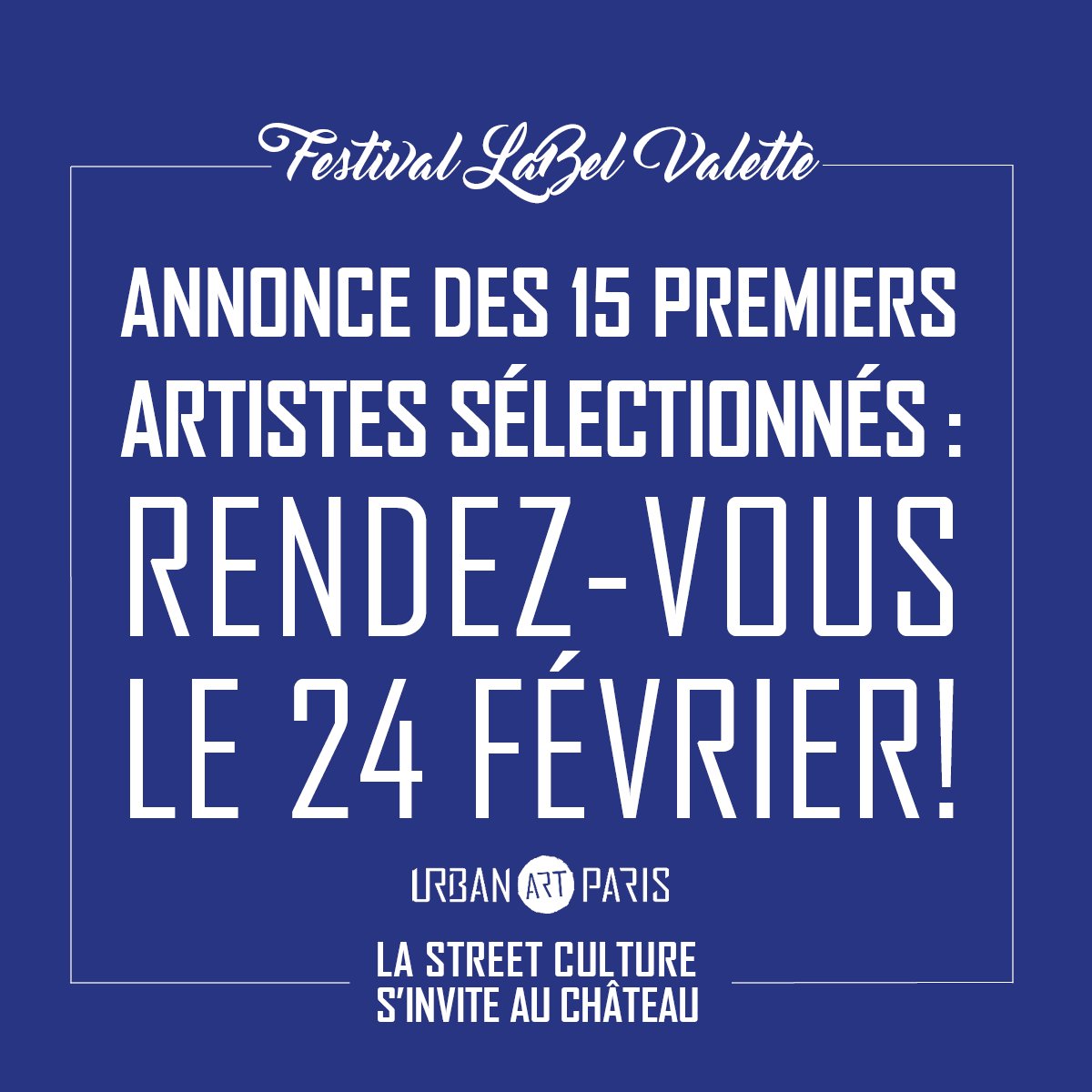 lesonartpigalle's tweet photo. Ven. @UrbanArtParis annonce les 15 1ers artistes sélectionnés pour customiser le domaine de La Valette lors du #festival #LaBelValette #LBV2 https://t.co/Ztqb58oZ5U