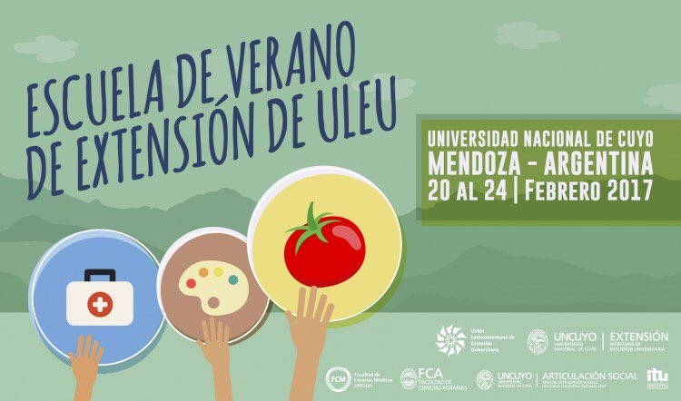 SEU_UNCUYO's tweet photo. La #EscuelaExtension2017 se desarrollará durante 4 días en Mendoza. Más de 20 Universidades de Latinoamérica son las que participan #ULEU https://t.co/9kUJ9IcqiN