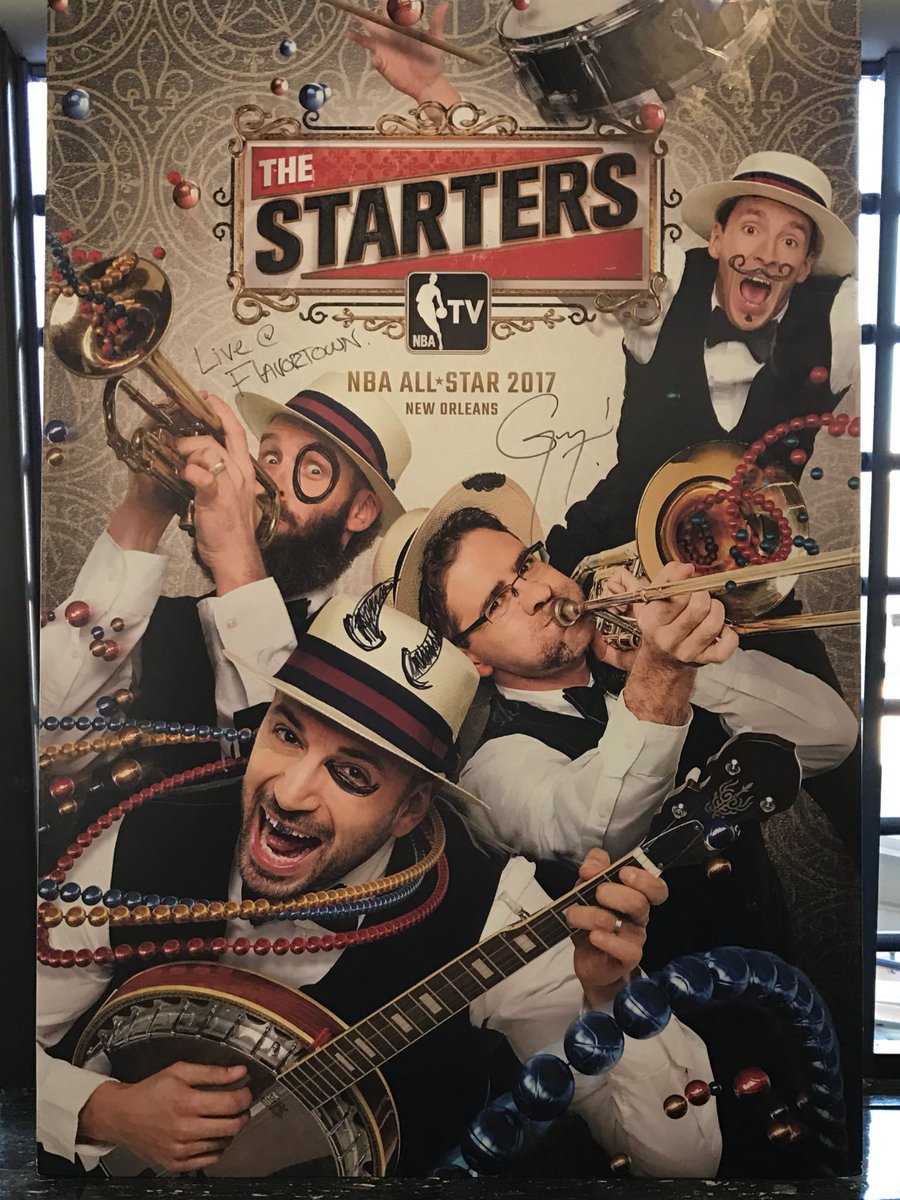 LeighEllis's tweet photo. NOLA โ๏ธโ๏ธโ๏ธ ATL #NBAAllStar2017 (thanks for the artwork @GuyFieri!) https://t.co/WyP2ghEN97