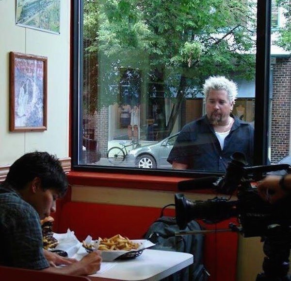The Darkest Timeline Numbersmuncher on X: "Guy Fieri staring at a dude's  fries through the window is my new favorite. https://t.co/Emmri1s6FS" / X