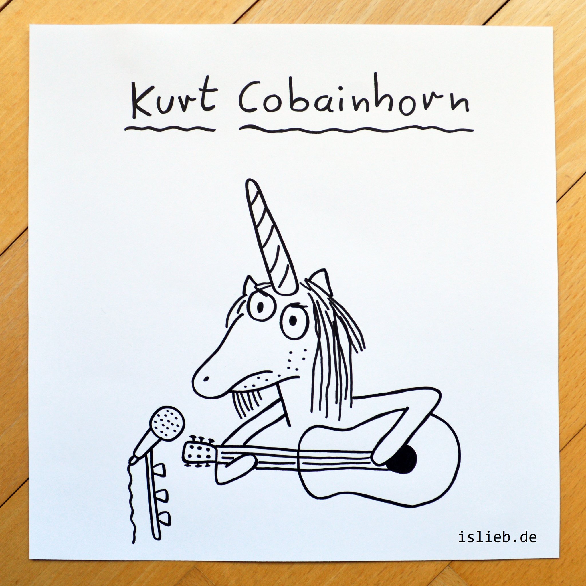 Happy Birthday, Kurt Cobain! | Wer will die Zeichnung?  