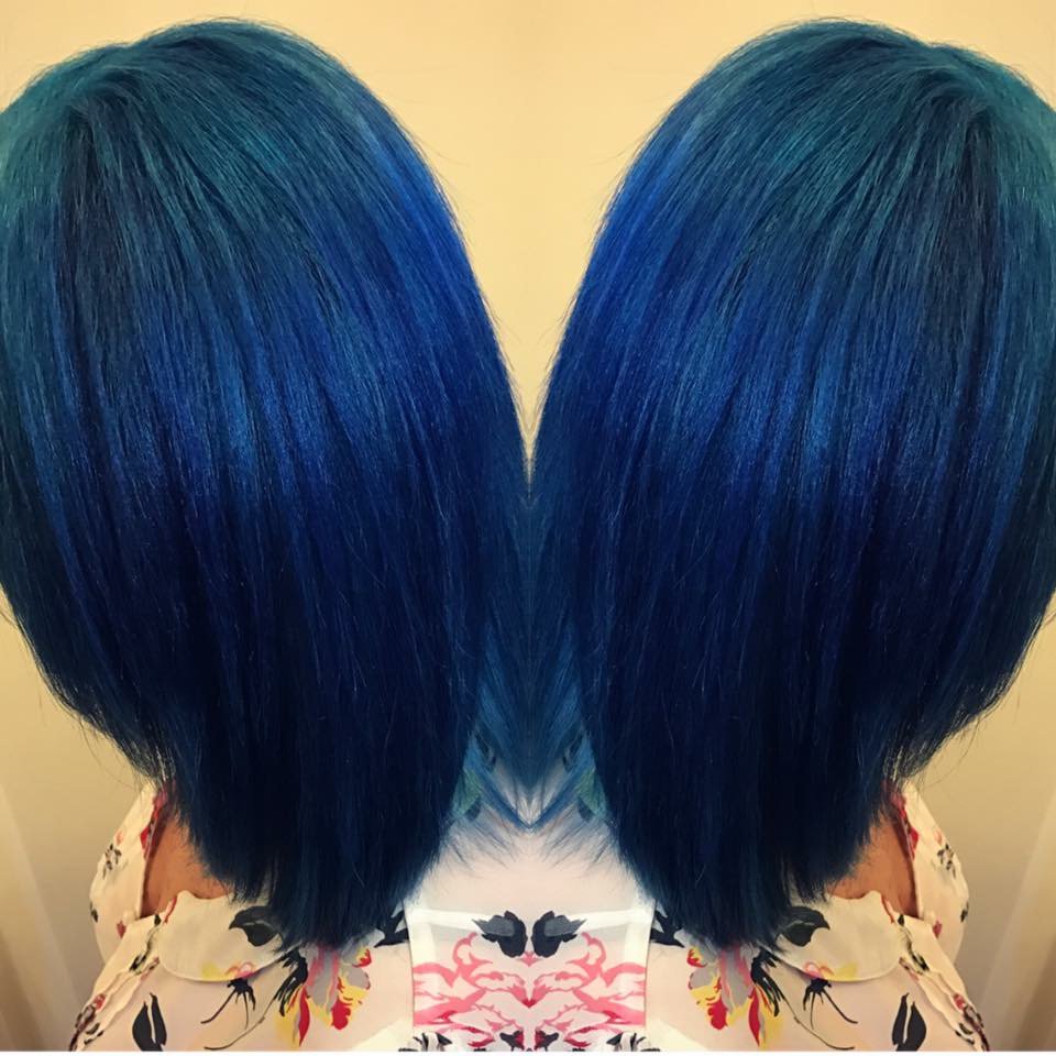 OutcastHair's tweet photo. 💙💙💙 blue hair don’t care 💙💙💙 #popxg #paulmitchell @PaulMitchellUK  Hair cred @SophieReeve_ x x x https://t.co/ZKFzrXwqJP