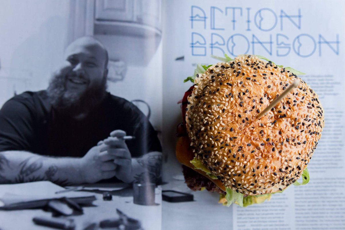 Burger und Hip Hop seit Tag 1 
<a href="/JuiceMagazin/">JUICE Magazin</a> x #ActionBronson x Burgeramt-Burger 💚 <a href="/MobbBeef/">Odie Sim</a> #rapbeef #hiphop 'n #burger