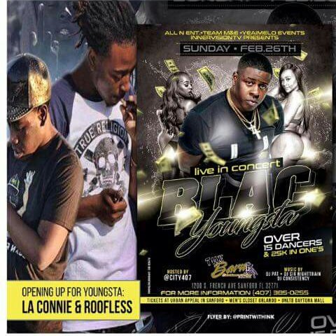 laConnie954's tweet photo. Get here @BlacYoungstaFB  Feb 26th at the Barn Sanford, Fl https://t.co/4wujXhWSfe