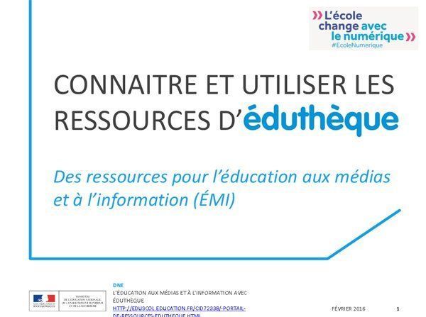 ORME2's tweet photo. Retrouvez des ressources pour l’éducation aux médias &amp; à l’information #EMI sur #éduthèque https://t.co/9LjN5pmH5H #EMIconf2017 https://t.co/H3APBNKQui