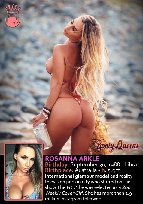 BootyQueens90's tweet photo. MODEL BIO n°4 - Rosanna Arkle #RosannaArkle #BootyLovers #FitnessMotivation https://t.co/9gJn8D2f8B