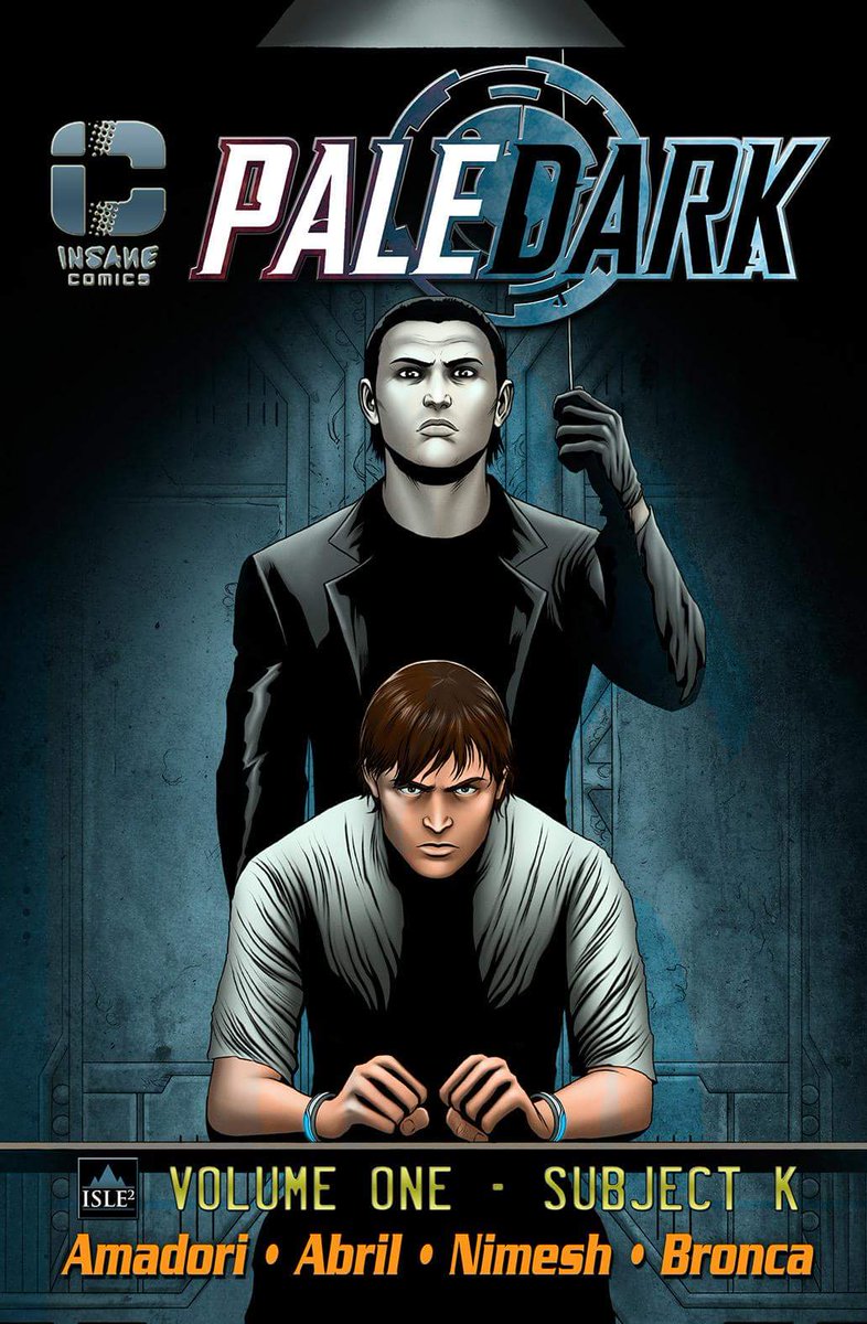 zarran67's tweet photo. Out today at @InsaneComics store. Vol 1 TPB. @PaleDarkComic issues 1-5 in one book! #IndieComics #scifi #insanecomics #isle2 #graphicnovel https://t.co/ZRcJKlU6yq