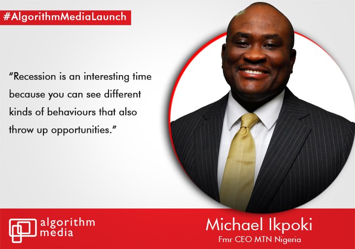 Algorithmmedia's tweet image. Michael Ikpoki, Fmr. CEO MTN Nigeria, was a guest speaker at Algorithm Media Panel Discussion held in Lagos. #AlgorithmMedia #Recession