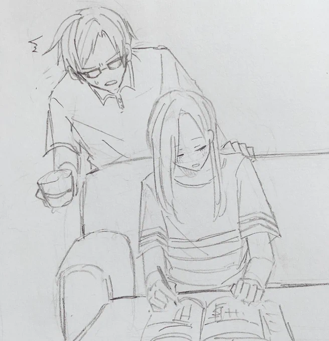 @edoma1234 
淹れてきたはいいけど数分で眠りに落ちてた監督。 