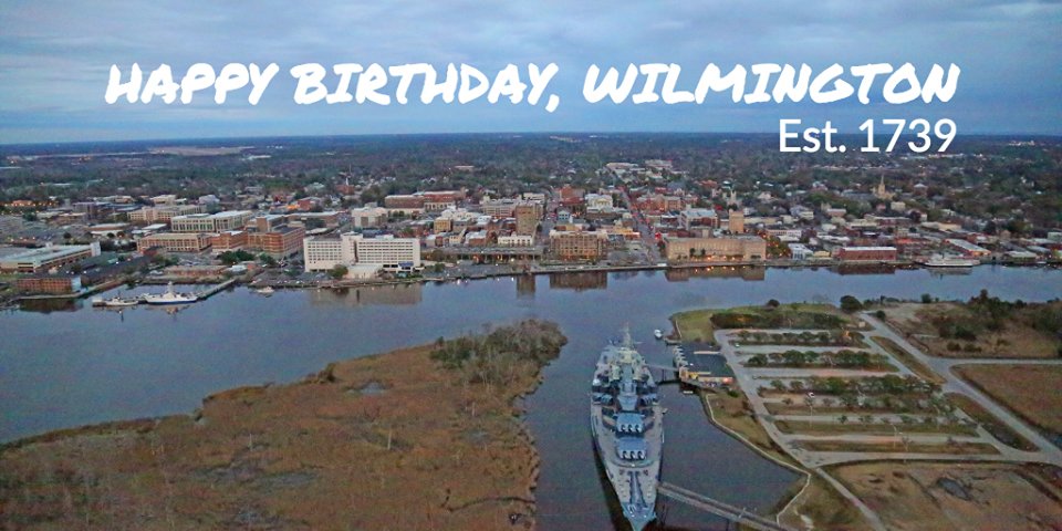 CityofWilm's tweet photo. It may be #PresidentsDay, but did you know it's also #WilmingtonNC's 278th birthday? 😀🎂🎈@NCArchives @ncculture @historicwilm #HappyBirthday https://t.co/o6SHzYDBqI
