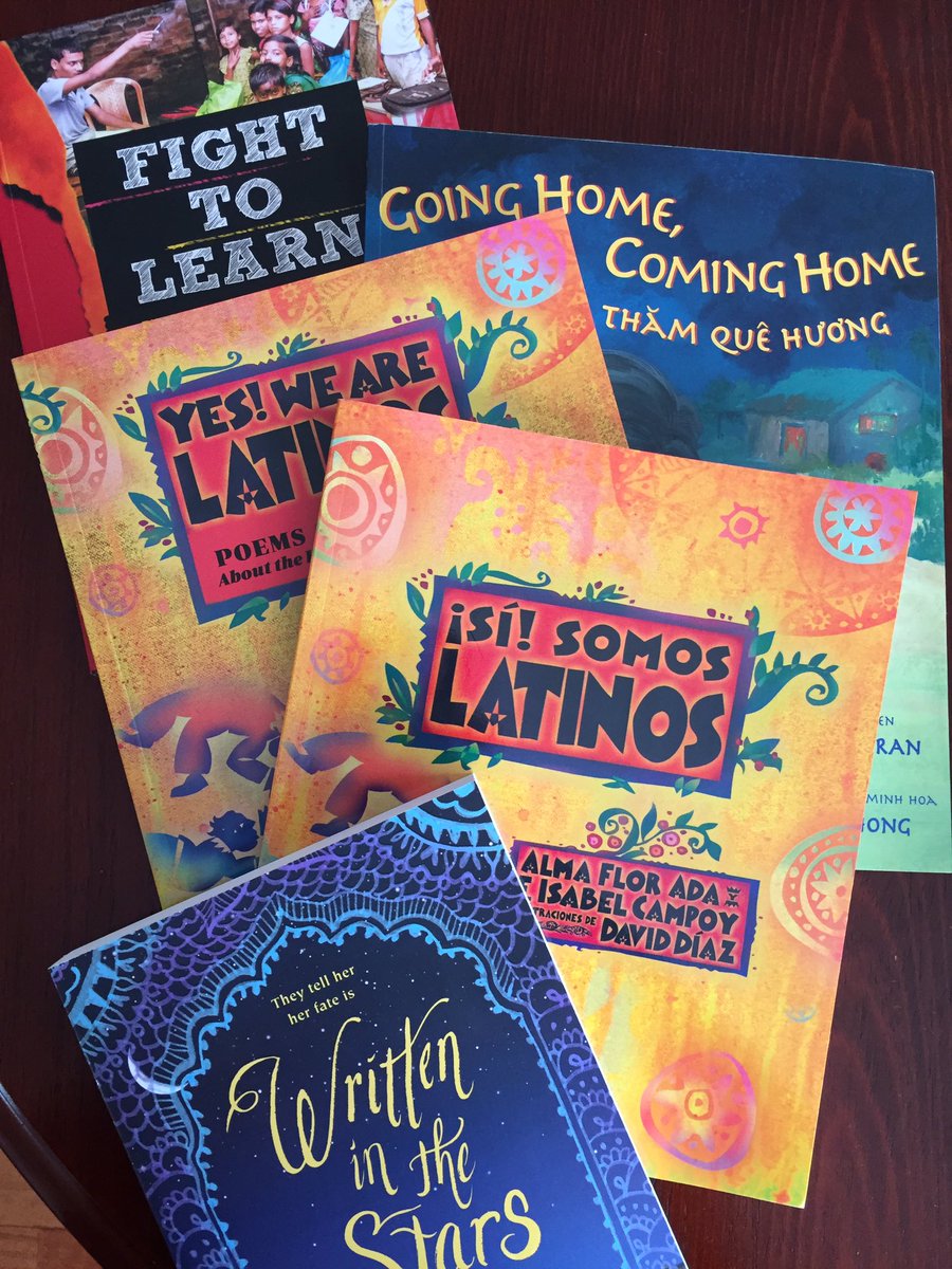 Just got my latest purchase of #diversebooks #globalliterature #bilingualbooks #librosbilingües. Can't wait to dive into them!