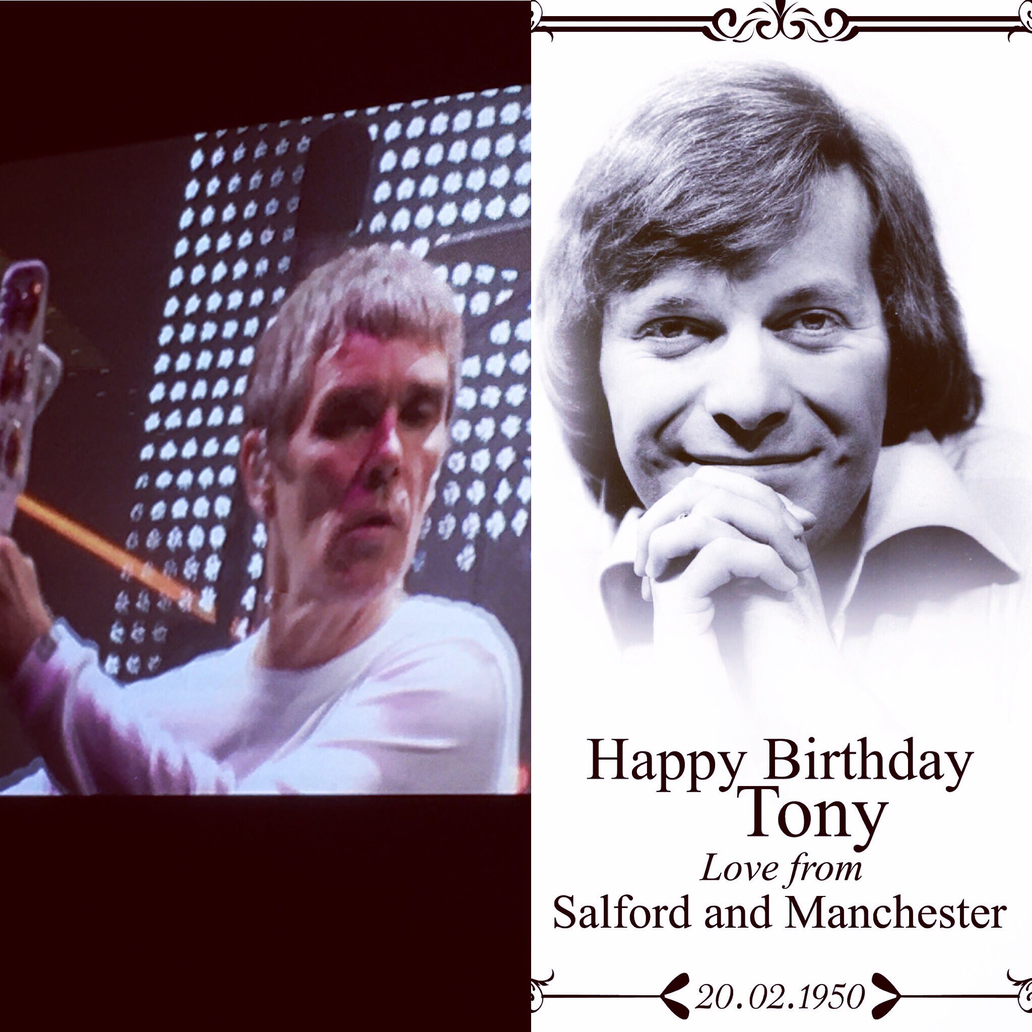 Happy Birthday to two Manchester Heroes Ian Brown and Tony Wilson 