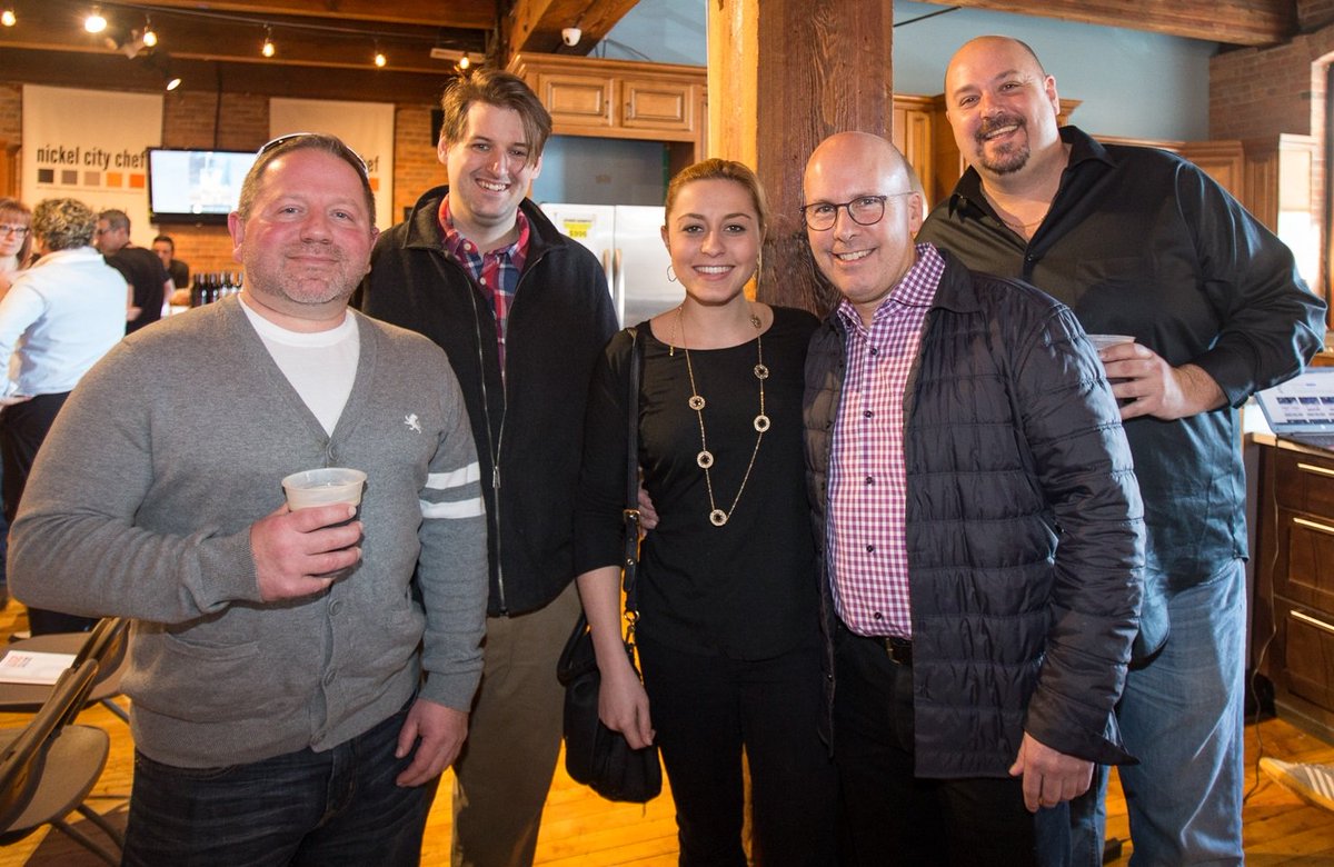 GustoBuffalo's tweet photo. Smiles at Sunday's #NickelCityChef battle saw @EdForster prevail. Gallery: https://t.co/WmJWz6hlqD https://t.co/x1TY9xcc1s