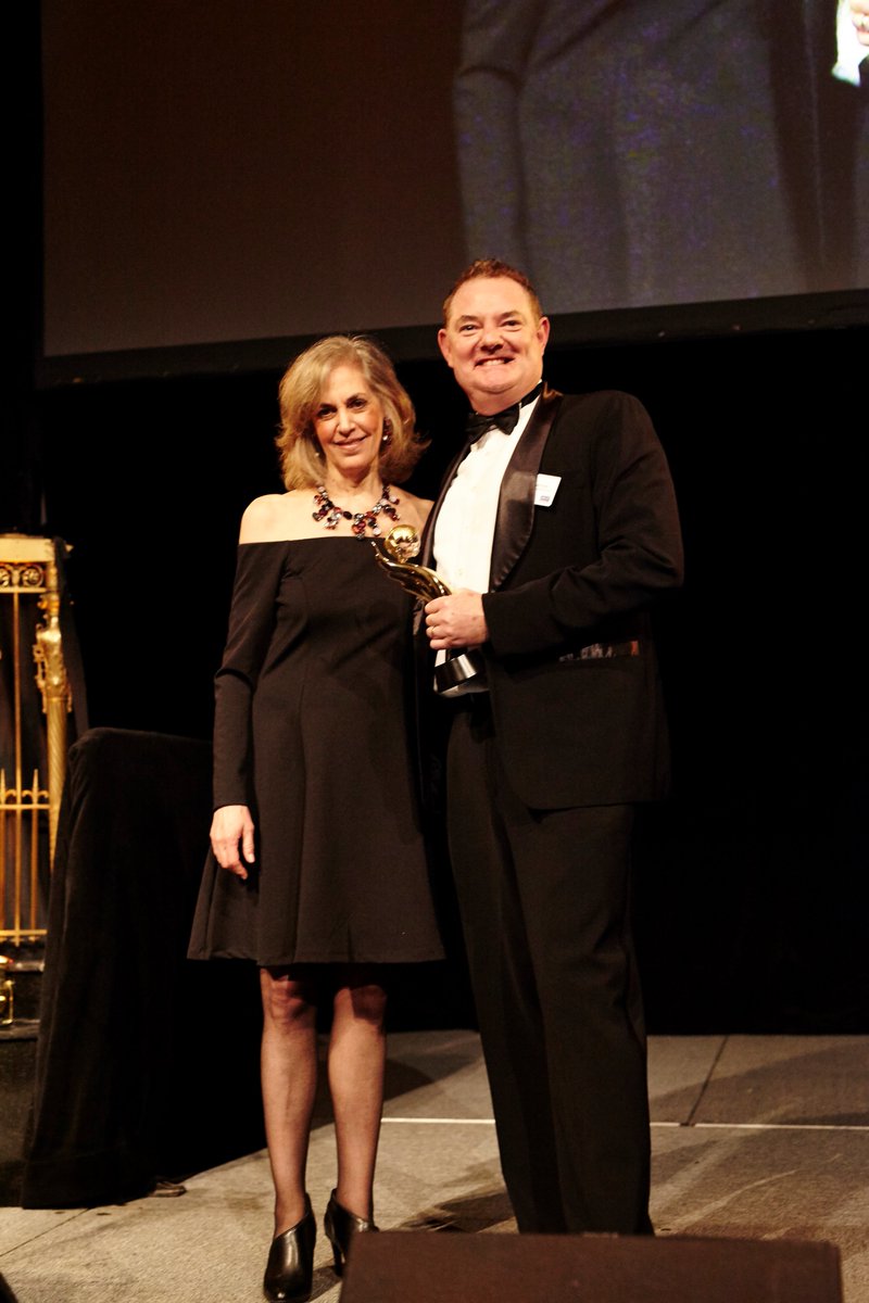RobinTvl's tweet photo. Congrats to Trafalgar (me w/Trafalgar's Paul Wiseman) for multiple Travvy's!
#RobinTvl, #travelpulse, #Trafalgar https://t.co/onfnYZoHWd