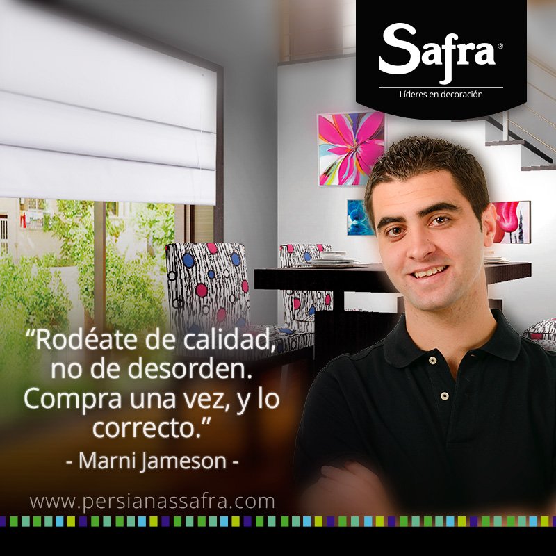 SafraSAS1's tweet photo. #ConsejoSafra “Rodeate de calidad, no de desorden. Compra una vez, y lo correcto.” Marni Jameson #YoSoySafra #EspaciosSafra https://t.co/CV1yJpmRIZ