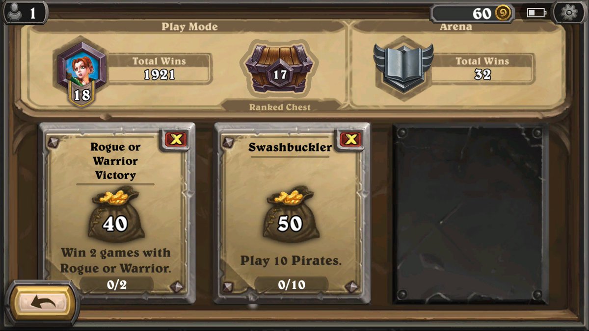MGJayOfTheP's tweet photo. @Kripparrian no idea where you got this #piratemeta from @PlayHearthstone isn't encouraging it at all... today's quests hahaha https://t.co/xKDjQinqcf