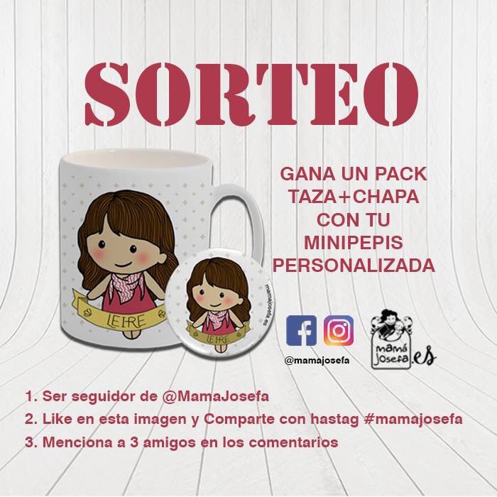 Mama_Josefa's tweet photo. Hemos preparado un #sorteo bonito en Instagram y Facebook. Te apuntas?
#concurso #regalo #taza #chapa #minipepis https://t.co/CHmz6iWKAZ