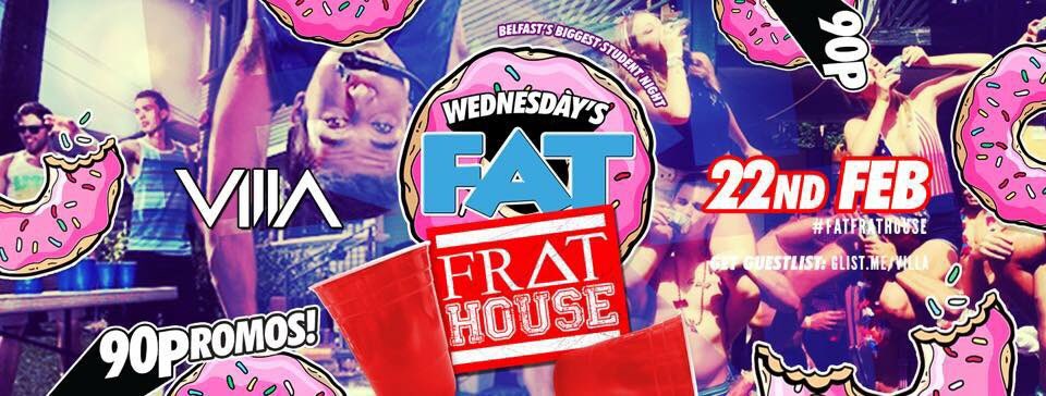 Villa Belfast On Twitter Fat Frat House Belfast S