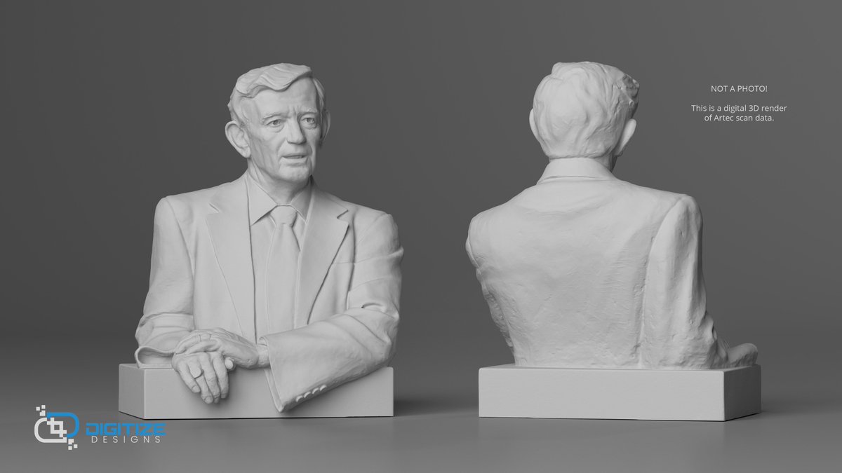 Results from our Hugh Leatherman Sr. bronze bust scan last week.
<a href="/Artec3DScanners/">Artec 3D | Professional 3D solutions</a>
#3dscanning #yeahthatgreenville #GVLtoday #COLAtoday