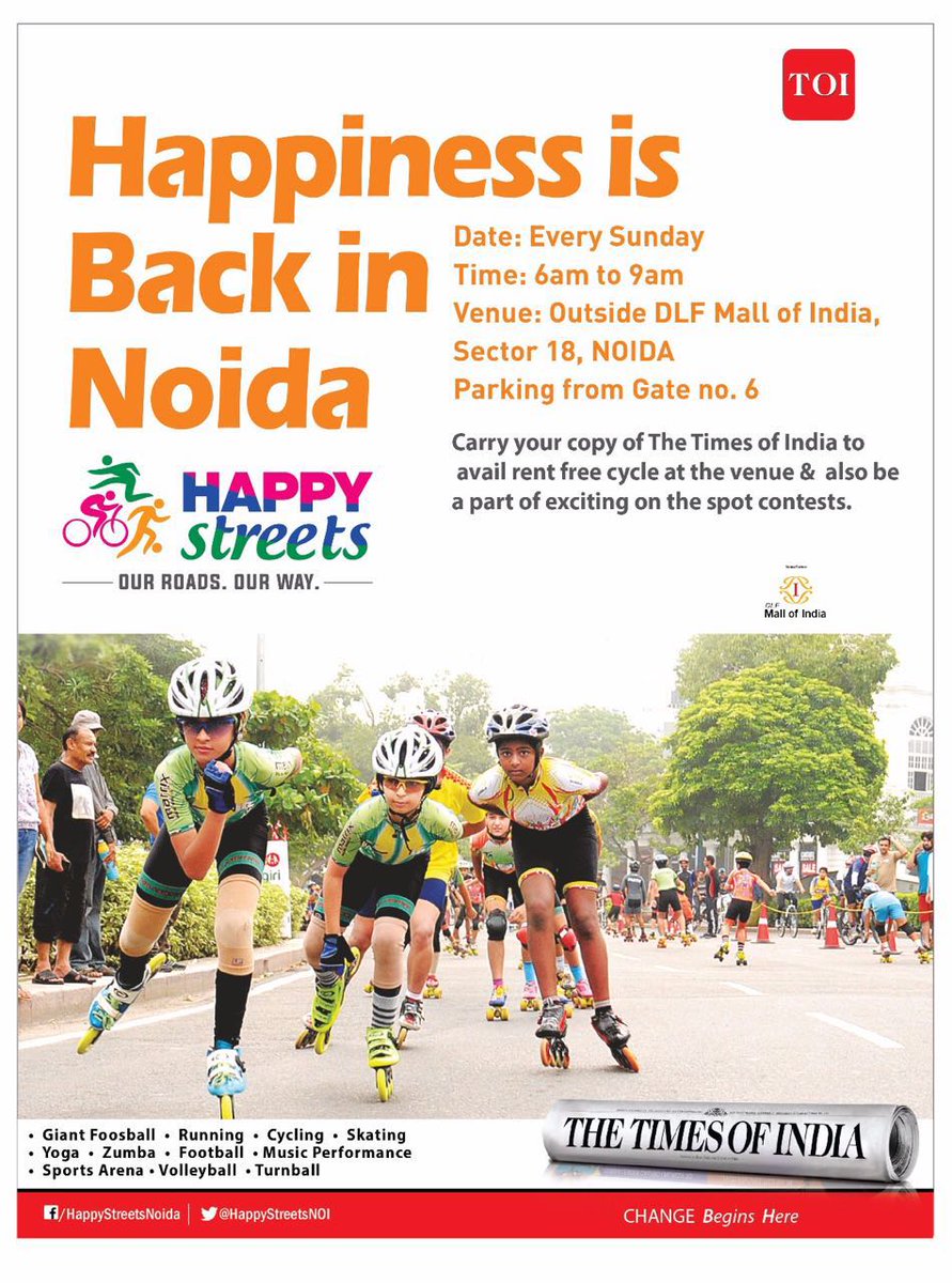 Heartful_Raah's tweet photo. Heartfulness@Happy Streets, Noida: The road belongs to you. #heartfulness @kamleshdaaji @heartful_ness https://t.co/HeWDCkFTEs