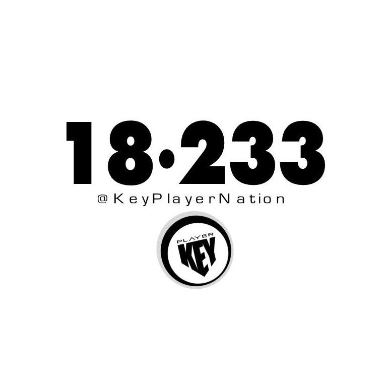 KeyPlayerGear's tweet image. Thank You 🙌
to the 18,233 😳
#KeyPlayers on 🔛
@KeyPlayerNation 🌎
Social Media 📱
@InEveryGame 🏟
#CoolKeyPlayers 😎
#TheFutureIsKey 🔮
#BeKey 🔑💯