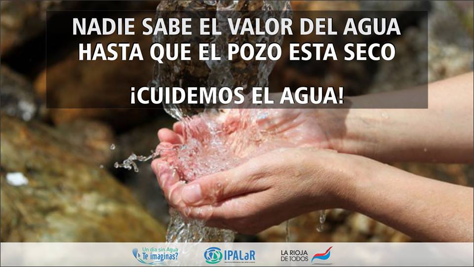 El #CuidadoDelAgua está en nuestras manos, unámoslas para cuidar juntos nuestros recurso más importante